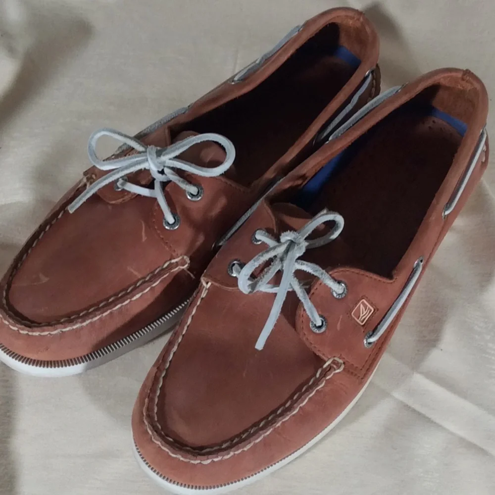 Sperry Top Sider 2 Eye Leather Upper-Size 11M